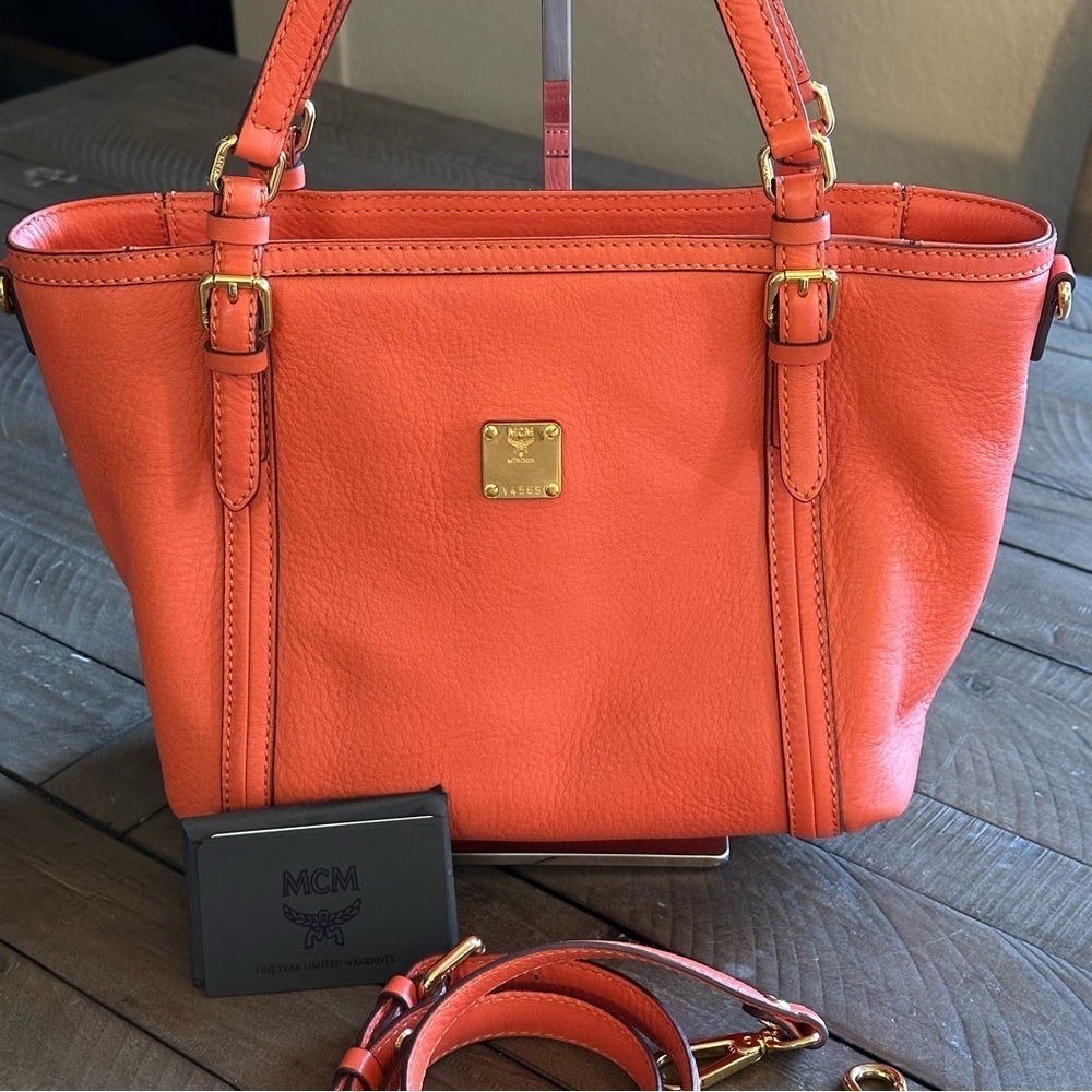 💎MCM PINK 2 WAY BAG / MINT CONDITION 💎 - Picture 2 of 16